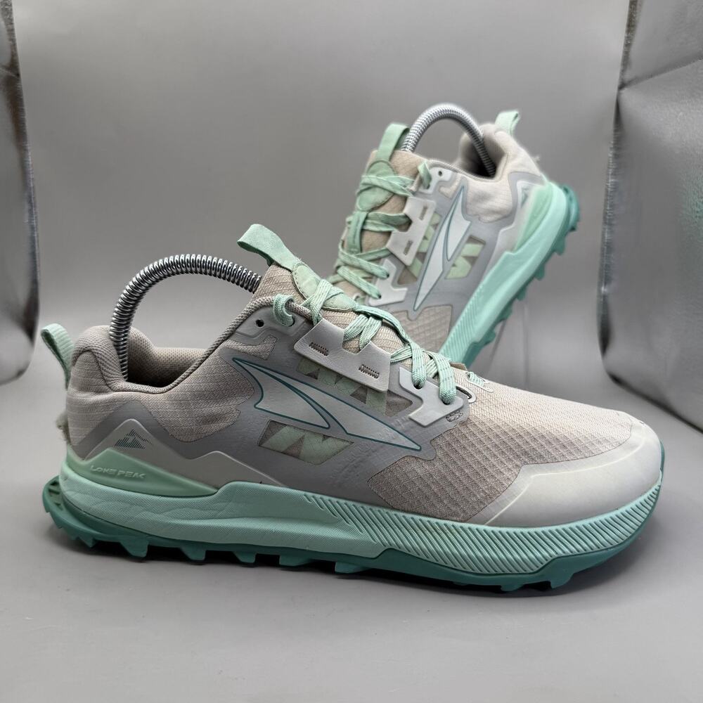 Altra Lone Peak 7 Shoes Womens Size 8.5 Green Trail Running Hiking Sneakers